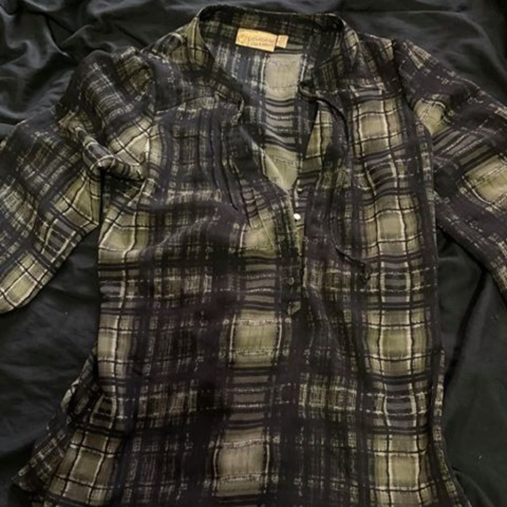 Green Plaid Princess Vera wang